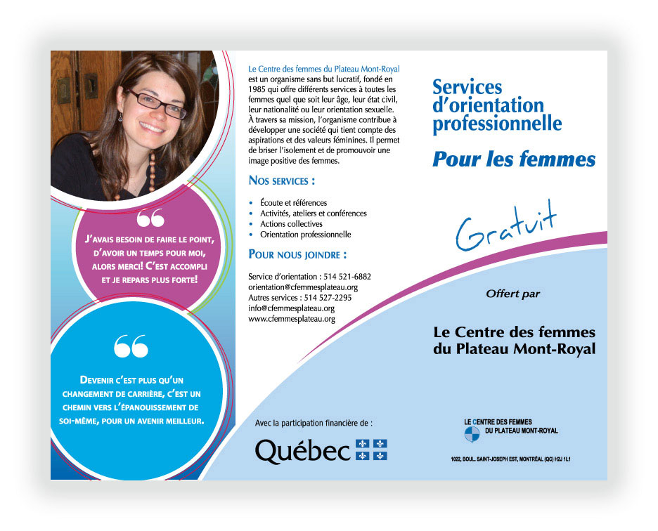 Dépliant du Programme DEVENIR
